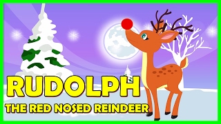 Rudolph the Red Nosed Reindeer Song with LYRICS  Rulolph Song  Tickling Toddlers [upl. by Aisatana733]