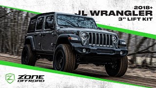 Jeep Wrangler JL 2018 3quot Lift Kit [upl. by Aehc154]