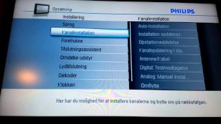 Opdatering af TVkanaler via kabelTV [upl. by Sgninnej]