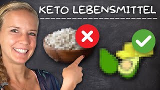 Was ist bei Keto WIRKLICH erlaubt Lebensmittelübersicht [upl. by Furmark934]