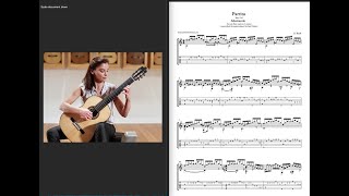 Partita in A minor Allemande J s Bach Bwv1013  Ana Vidovic Transcription [upl. by Ybab]