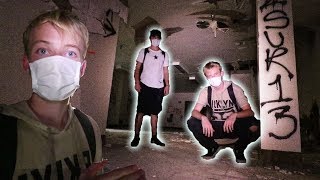 EXPLORING A HAUNTED ABANDONED HOSPITAL  chased out [upl. by Mosley]