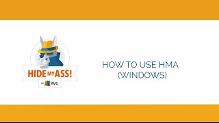 How to download install and use HMA Pro VPN for Windows  Hide My Ass [upl. by Drofniw500]