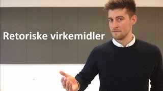 Retorik og argumentation  retoriske virkemidler [upl. by Hajile]