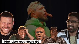 Jay Swingler tries swallowing 24 hotdogs whole MUST WATCH [upl. by Clayborne]