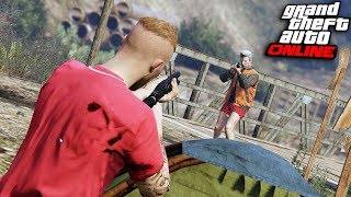 GTA V ONLINE  MATAMATA COM A GANGUE MERCENARIA [upl. by Eednarb]