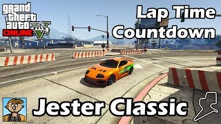 Fastest Sports Cars Jester Classic  GTA 5 Best Fully Upgraded Cars Lap Time Countdown [upl. by Diella]