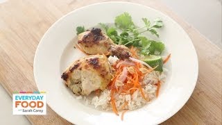 CoconutLime Chicken with Thai Garnishes  Everyday Food with Sarah Carey [upl. by Burkhardt]