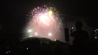 Fireworks finale at Marina Bay [upl. by Zwart]