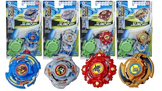 SLINGSHOCK IS BACK Draciel Dranzer Driger Dragoon Beyblade Burst Rise [upl. by Gawlas582]