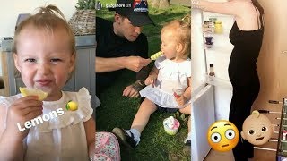 Gaz Beadle with child  Snapchat Videos  August 25 2017 [upl. by Elexa]