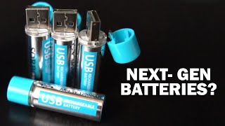 Testing Two Unusual USB Rechargeable Batteries [upl. by Lyckman]