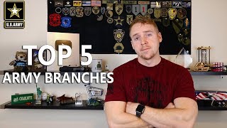 The Top 5 BranchesJobs In The Army [upl. by Sundberg]