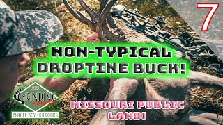 NonTypical Droptine Buck  Missouri Public Land 2021 [upl. by Tenom461]