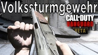 Volkssturmgewehr Gameplay  Call of Duty Vanguard Beta PS5 [upl. by Saber66]