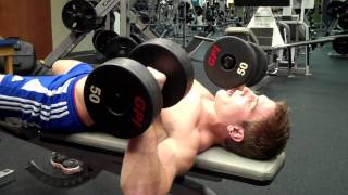 How To Dumbbell Chest Press [upl. by Chuch]