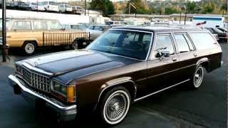 1987 Ford Crown Victoriia LTD Station Wagon Break Estate 1 Owner Low Mile [upl. by Ennayram705]