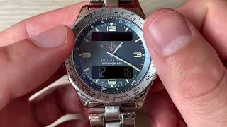 Breitling Chronospace Blue Dial ref A560121 [upl. by Helli893]