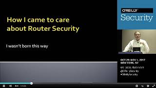 Michael Horowitz on Router Security  OReilly Conference 2017 [upl. by Ludlow746]