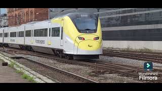 Arlanda Express honks at Stockholm Central [upl. by Anaderol]