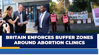 BRITAIN ENFORCES BUFFER ZONES AROUND ABORTION CLINICS  SG NEWS [upl. by Ihskaneem]