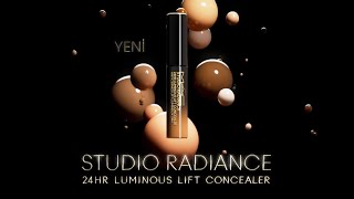 YENİ STUDIO RADIANCE 24HR LUMINOUS LIFT CONCEALER  � Cilt Bakım İçerikli Serum Kapatıcı [upl. by Llerrad]