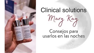 Consejos para usar los nuevos concentrados Mary Kay por las noches 🔥🌖 [upl. by Louanna]