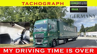 TACHOGRAPH my driving time is over driver tn51 [upl. by Ilujna38]