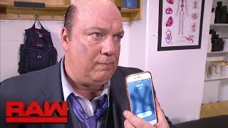 Paul Heyman advises Brock Lesnar to return to Raw Raw June 5 2017 [upl. by Aw]