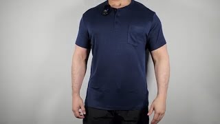 Men Casual Henley Shirt Short Sleeve Summer Basic T Shirt Pocket Soild Button Tee Top Review [upl. by Haek]