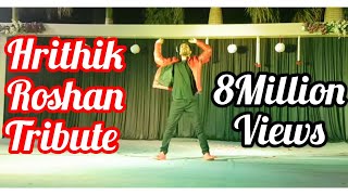 Hrithik Roshan  Dance Tribute  Stage Performance  new bollywood hrithikroshan dance youtube [upl. by Ecined]