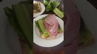 Delicious prosciutto cotto sandwich recipe cooking food [upl. by Mclain39]