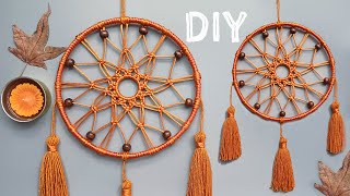 CÓMO HACER UN ATRAPASUEÑOS EN MACRAMÉ FÁCIL 🍂EASY MACRAME DREAMCATCHER [upl. by Sirtemed]