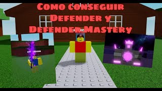 Como conseguir Defender y Defender Mastery  Ability Wars [upl. by Keung]