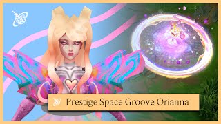 Prestige Space Groove Orianna League of Legends Custom Skin [upl. by Adnohsed]