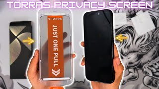 The Ultimate Privacy Screen Protector  TORRAS Privacy Screen Protector for iPhone 16 Pro Max [upl. by Ahseyt575]