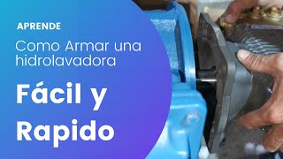 👈TUTORIAL 💪Como Armar una Hidrolavadora industrial Paso a Paso☑️ [upl. by Nitsa]