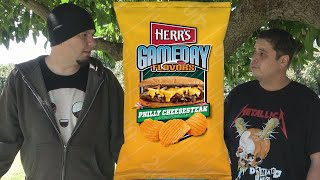 Herrs Gameday Flavors Philly Cheesesteak Potato Chips Review [upl. by Cannon]