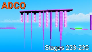 Arenoirs Difficulty Chart Obby Master Stages 233235 [upl. by Oirelav]