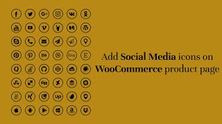 How to add Social Media Icons on Woocommerce Product Page  WordPress x Woocommerce [upl. by Cornela]