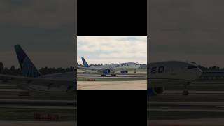 PMDG 777300 Super Smooth Landing  MSFS 4K  flightsim aviation shorts chicago [upl. by Adiari53]