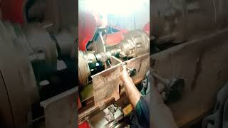 Crank shaft grinding of Yanmar Diesel Generator Engine automechanicgttimianwali [upl. by Ayekam455]