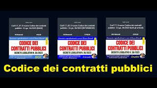 APPALTI tabella di corrispondenza fra quotvecchioquot 502016 e quotnuovoquot 362023 codice 682023 [upl. by Anyr]