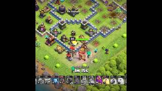 Queen Charge with Mass Hog for TH12 clashofclans [upl. by Jobie]