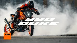 The 2024 KTM 990 DUKE  NIMBLE AND POWERFUL NO BULLSHIT  KTM [upl. by Enyawed]