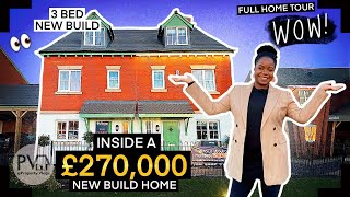 Touring a £270k😍 ATTRACTIVE 3 Bed NEW Build House Tour UK  Bellway The Lacemaker FIRSTTIMEBUYER [upl. by Eesac320]