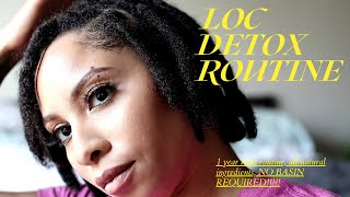 DETOXING MY LOCS AFTER 1 YEAR THE RESULTS WILL SHOCK YOU [upl. by Euf]