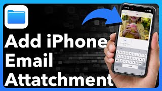 How To Add Attachment To Email On iPhone [upl. by Avner]