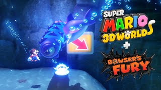 RAMMERHEAD REEF  Super Mario 3D World  Bowsers Fury 23 [upl. by Zoe]