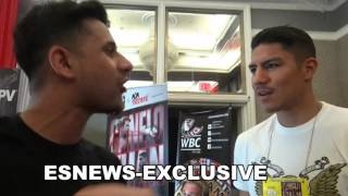 JESSIE VARGAS MEETS UZZY AHMED THE DACING BOXER EsNews Boxing [upl. by Assetak785]